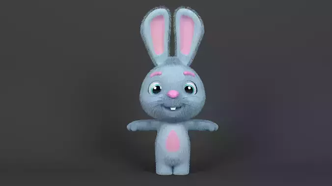 Rabbit Rigged 3d Model 