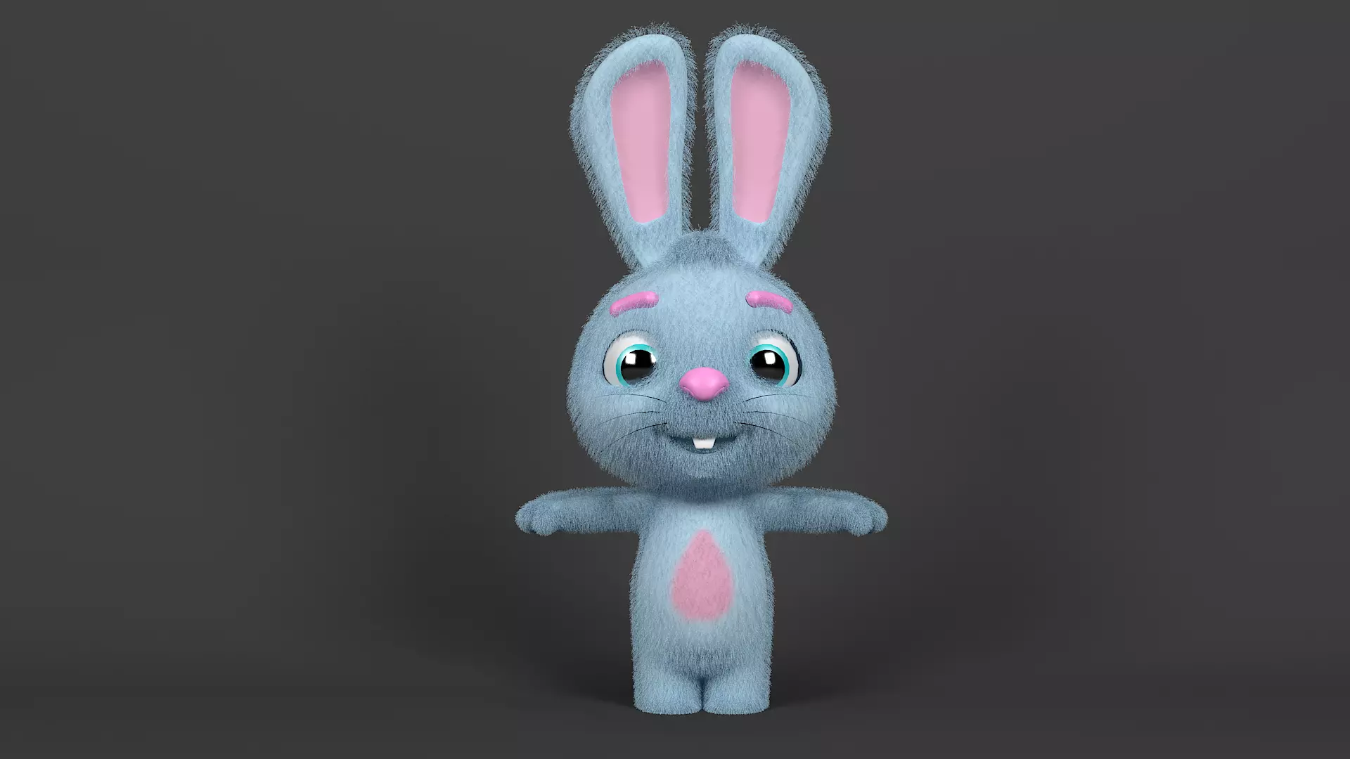 Rabbit Rigged 3d Model  3D model_0