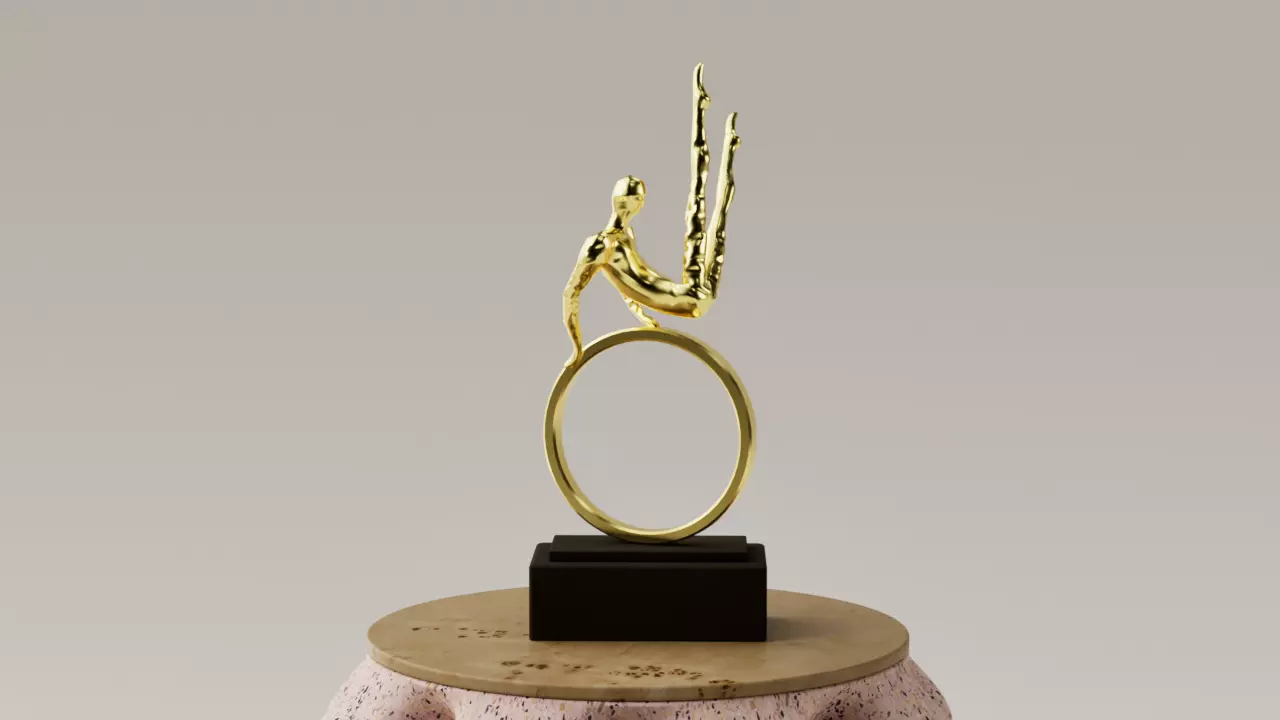 ESCULTURA - CONTEMPORANEA - LOW POLY 3D print model