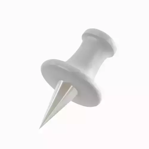 Pushpin 04 Low-poly 3D model