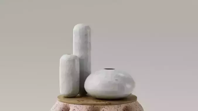 SET JARRONES DECORATIVOS - FLOREROS - VASOS