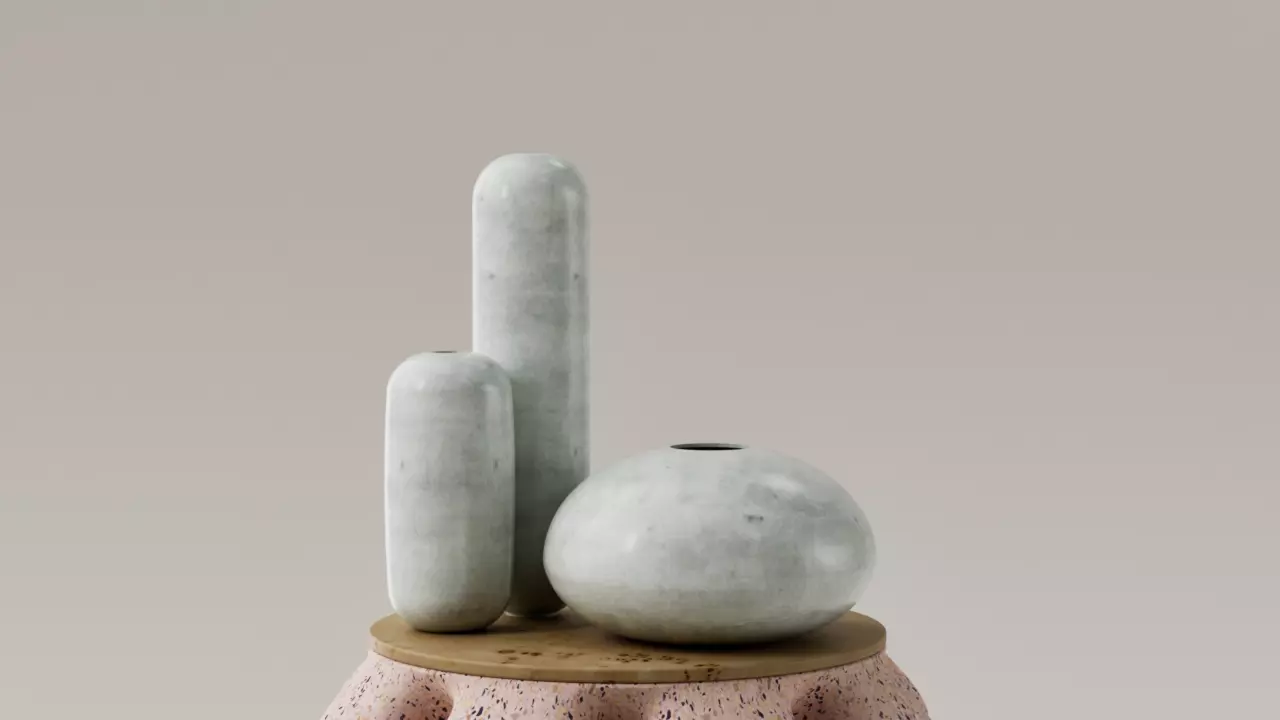 SET JARRONES DECORATIVOS - FLOREROS - VASOS 3D print model_0