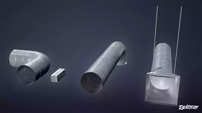 STUDIO OFFICES - Vents 01 - LOW POLY