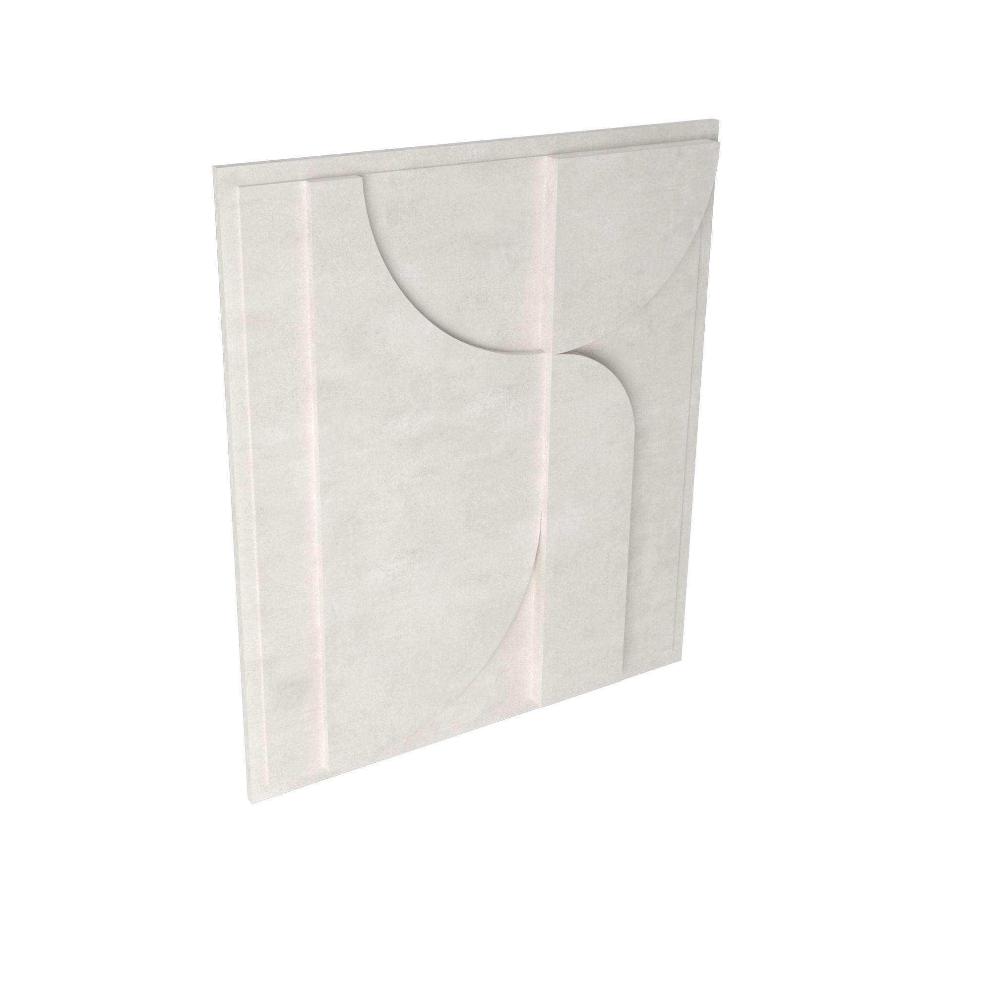 Art Panno 3d Wall Art Relief Gypsum Plaster 3D model_12