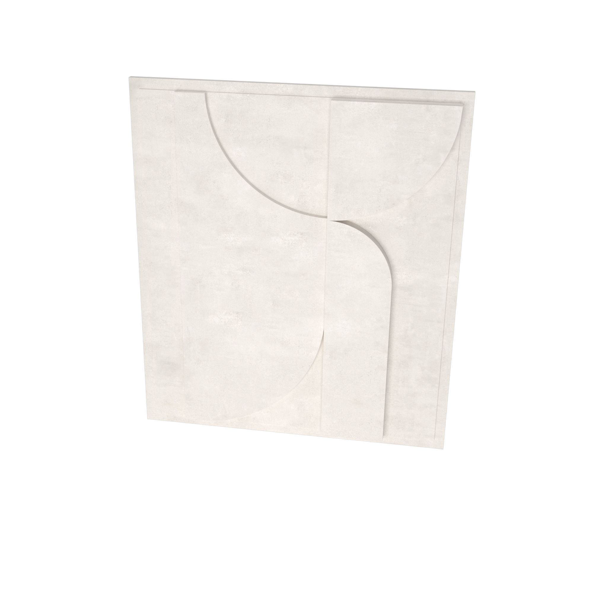 Art Panno 3d Wall Art Relief Gypsum Plaster 3D model_13