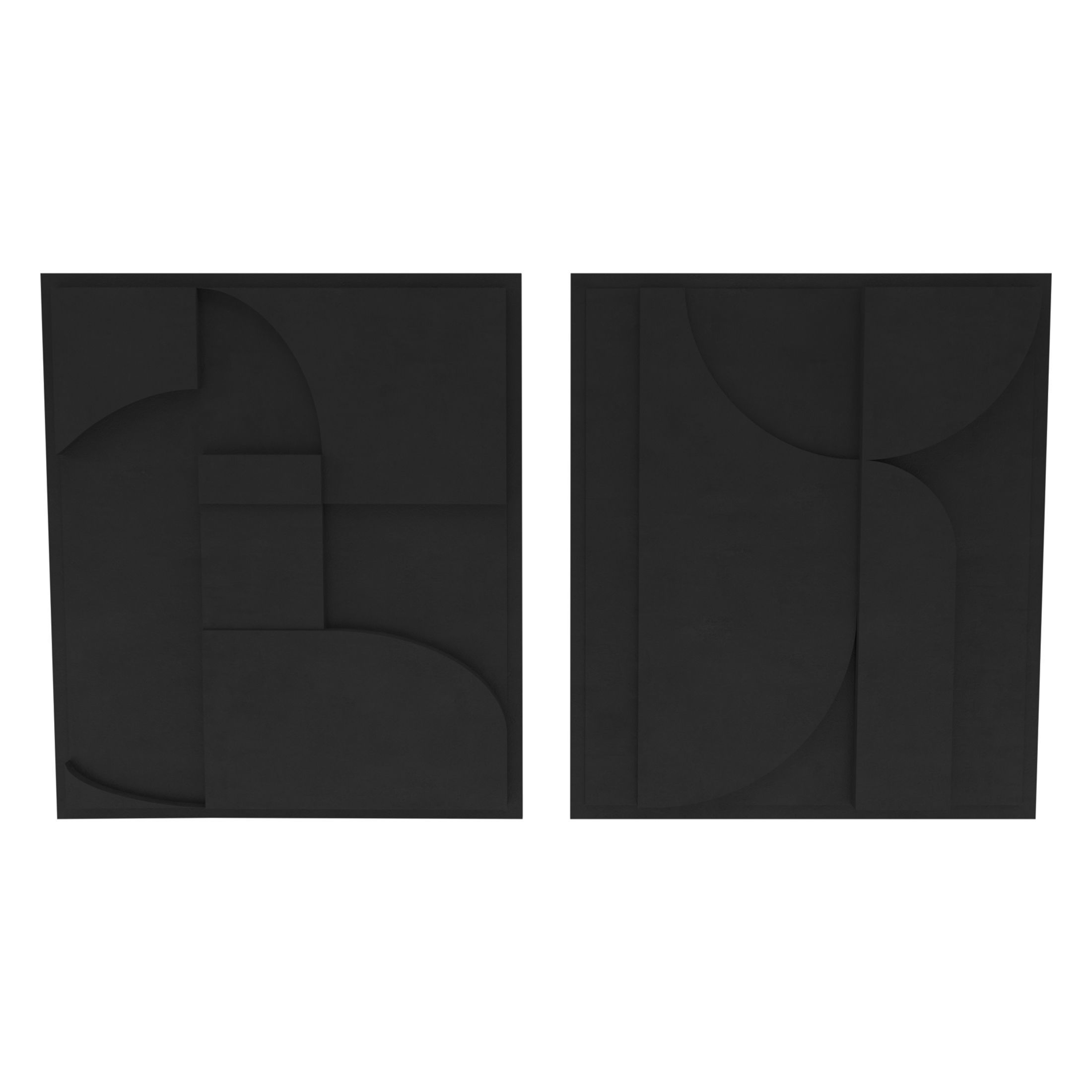 Art Panno 3d Wall Art Relief Gypsum Plaster 3D model_4