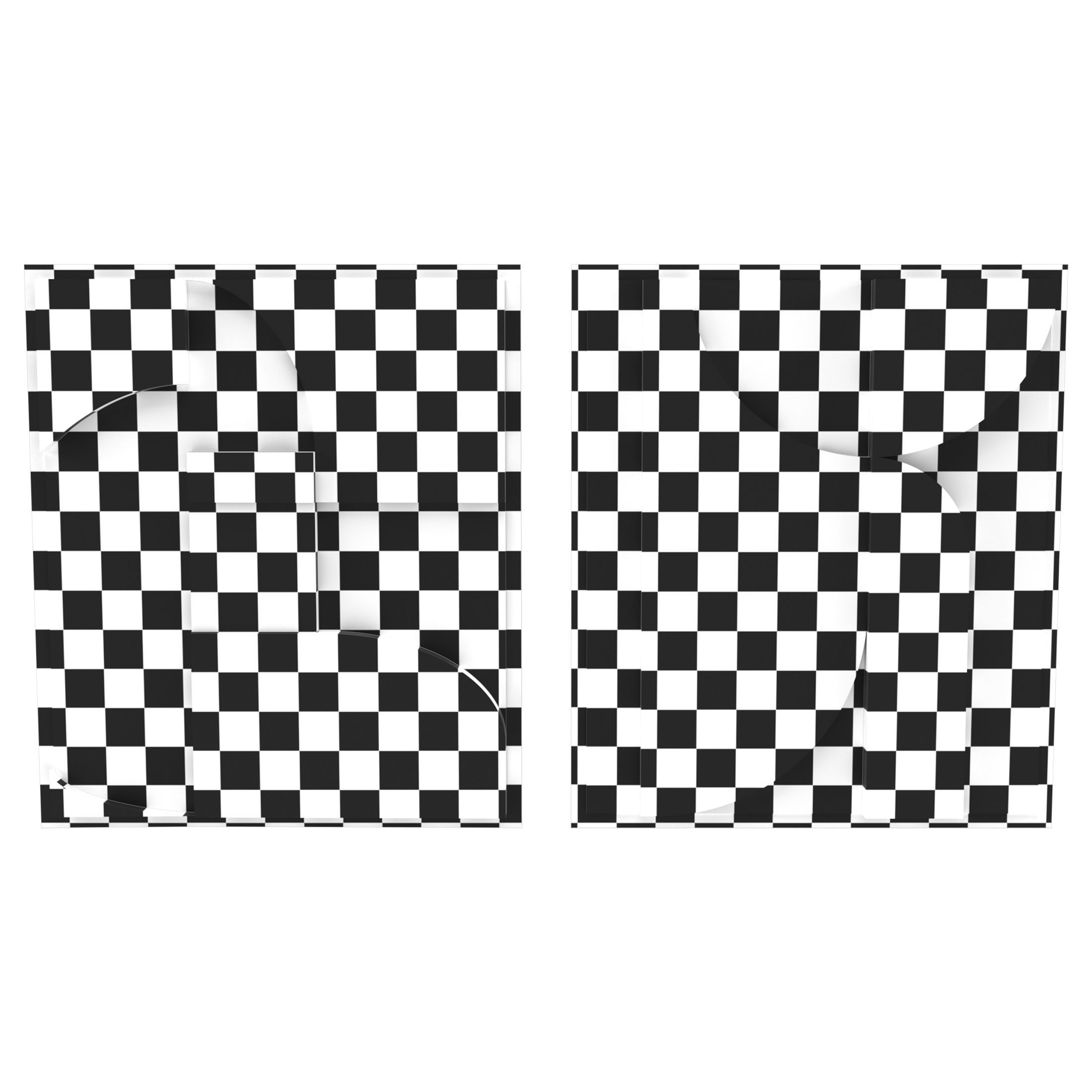 Art Panno 3d Wall Art Relief Gypsum Plaster 3D model_10