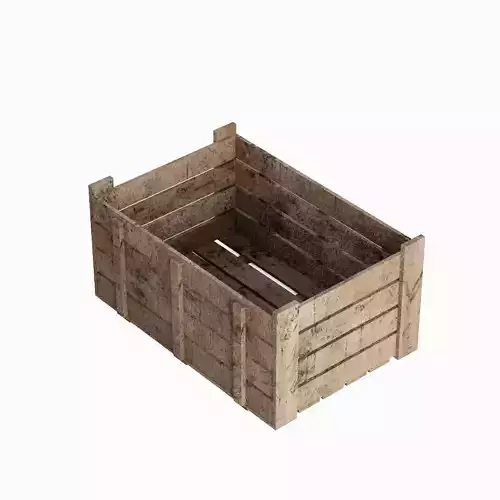 Wooden Crate 04