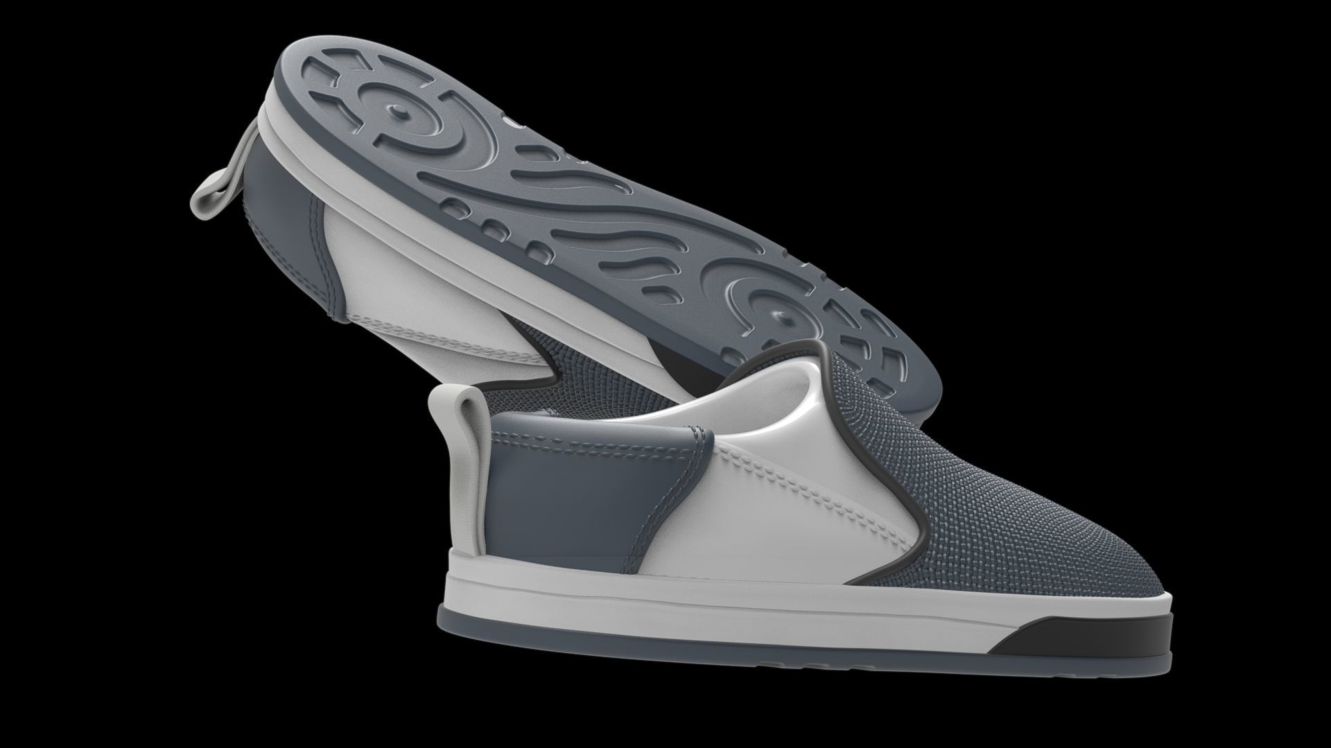 Men Shoes for 3D Print 3D print model_3