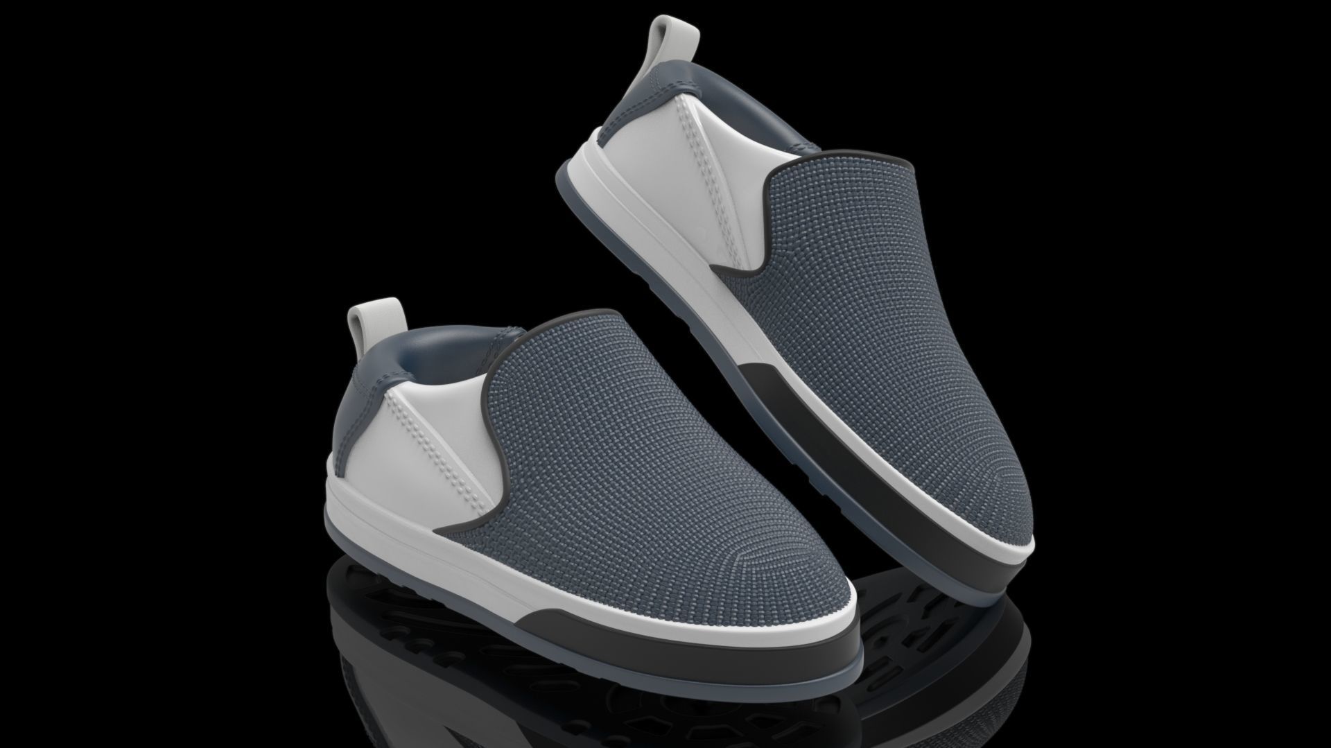 Men Shoes for 3D Print 3D print model_1