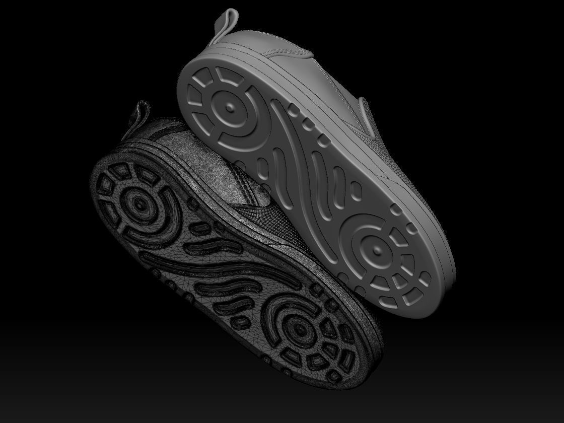 Men Shoes for 3D Print 3D print model_7