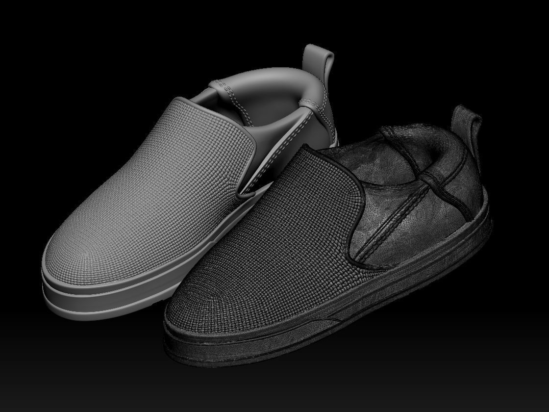 Men Shoes for 3D Print 3D print model_8