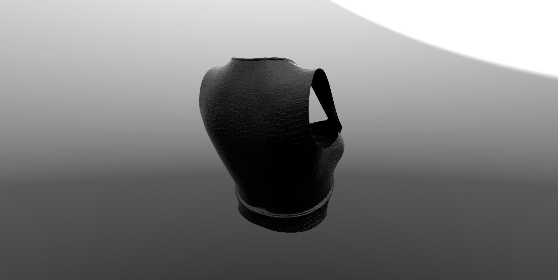 Leather Top PBR 4k Low-poly 3D model_1