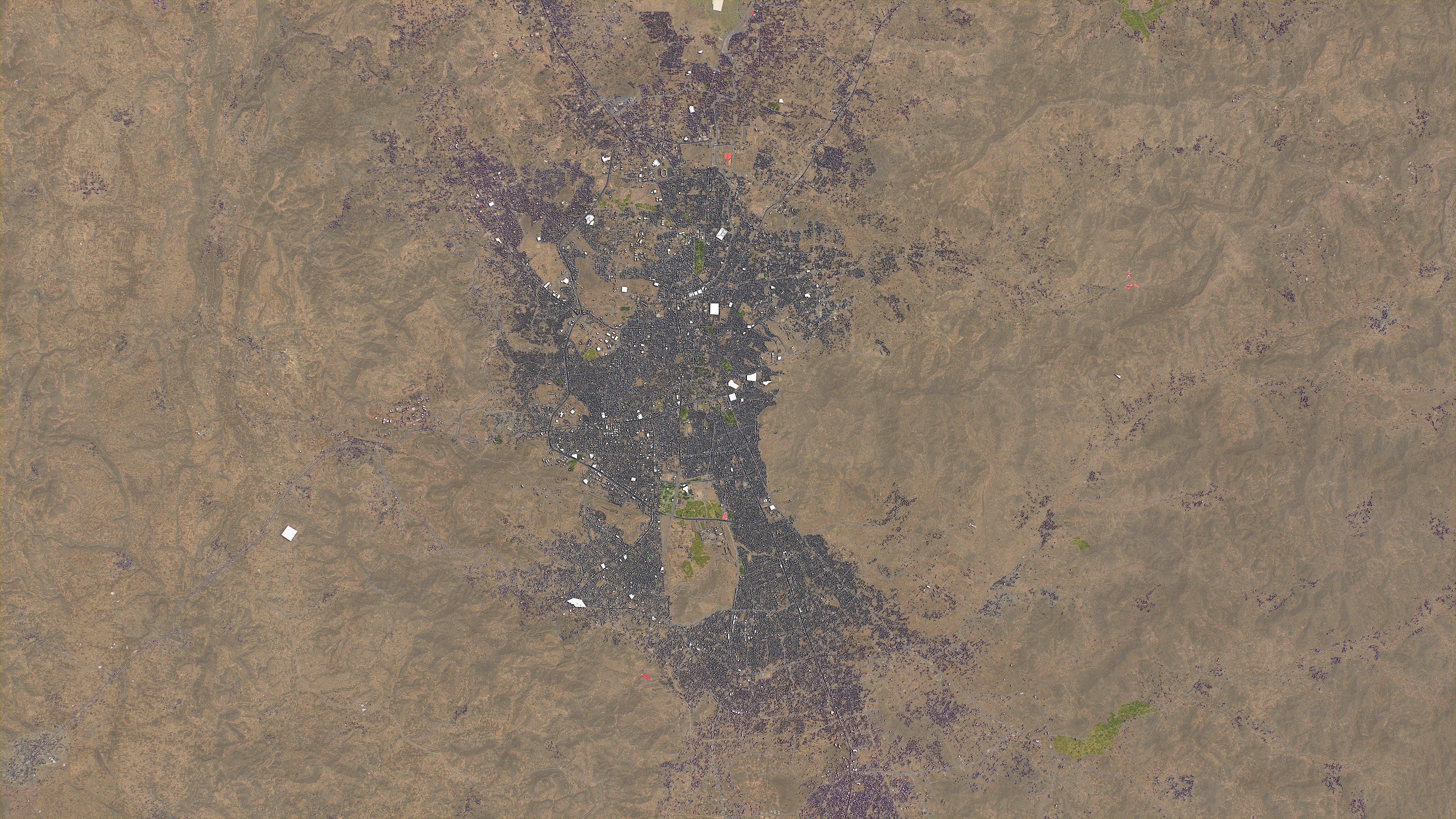 Sanaa - 3D City Model Low-poly 3D model_13