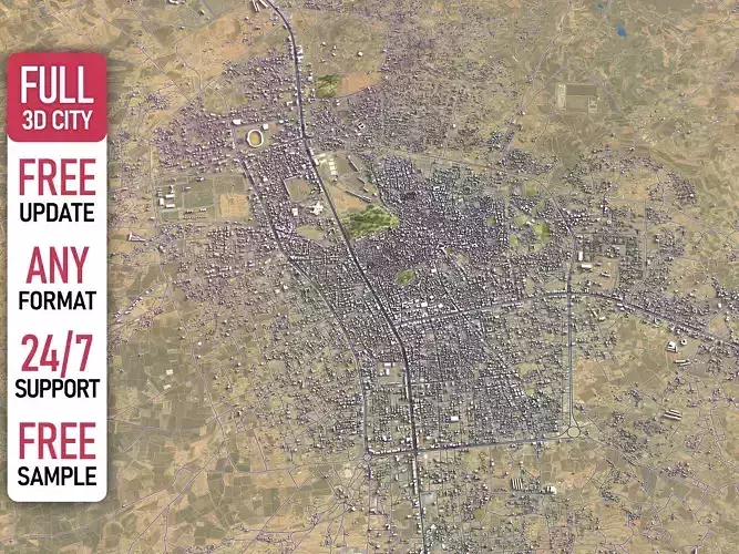 Dhamar - 3D City Model