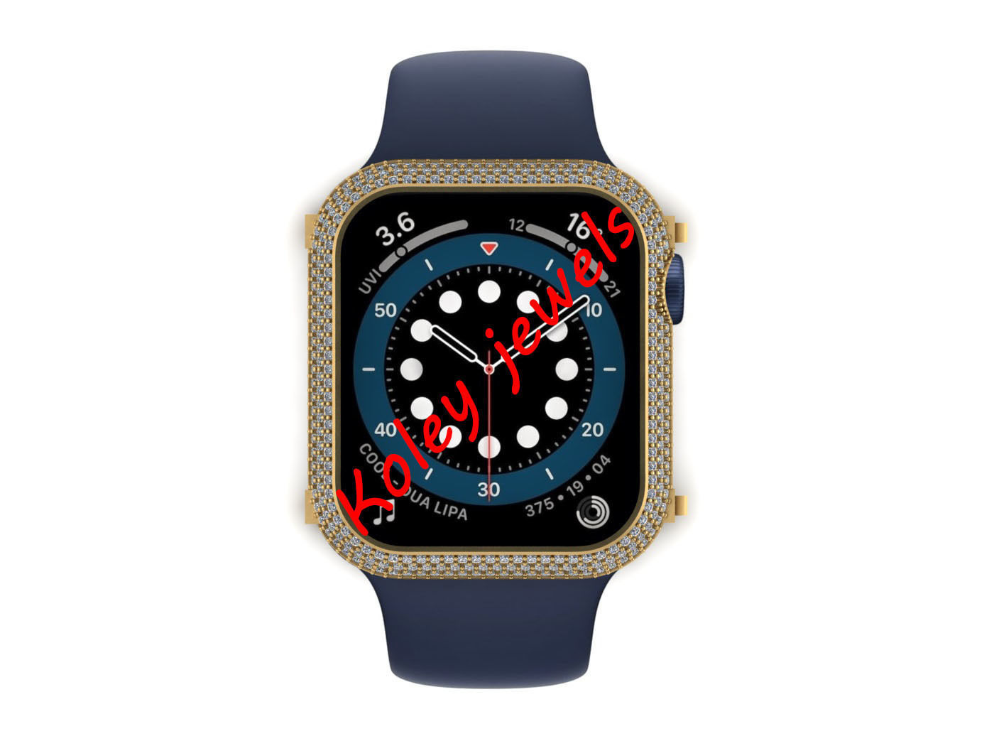 Case For Apple Watch Series 6 44mm Diamond Cover 3D print model 3D print model_3