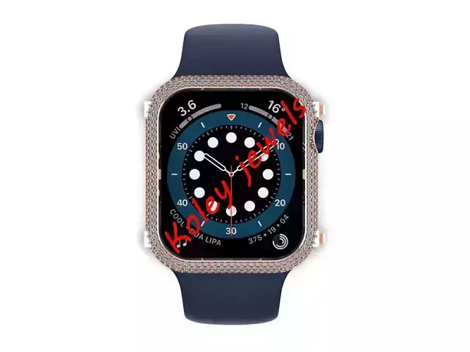 Case For Apple Watch Series 6 44mm Diamond Cover 3D print model 