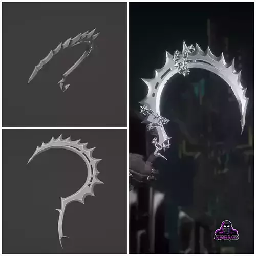 Noob Saibot sickle from Mortal Kombat 11 - Joy of Pain 3D print model