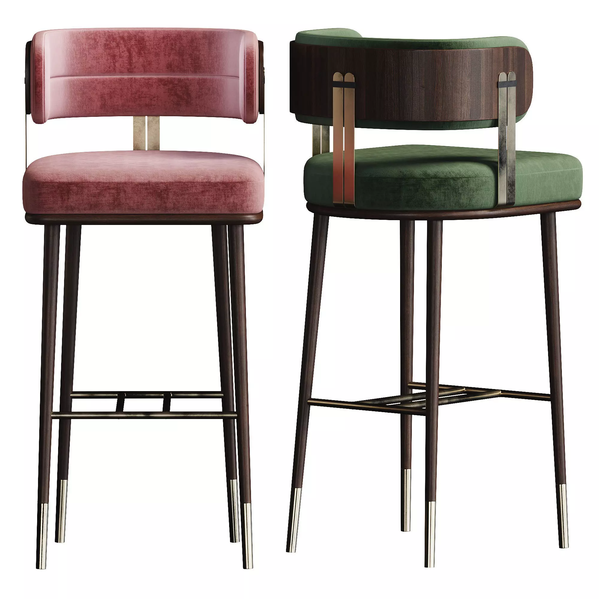 Alva musa Cricket bar chair 3D model