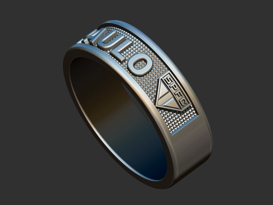 Sao Paulo - Tricolor Anel 3D print model_11