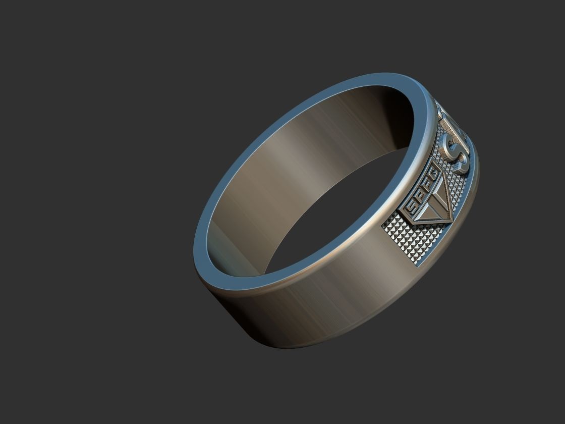 Sao Paulo - Tricolor Anel 3D print model_6