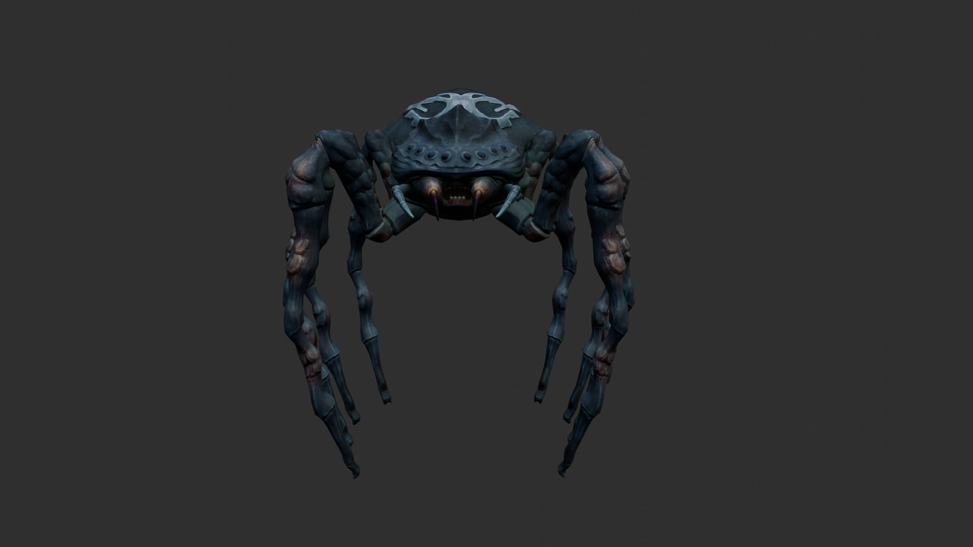 Giant Spider Low-poly 3D model_3
