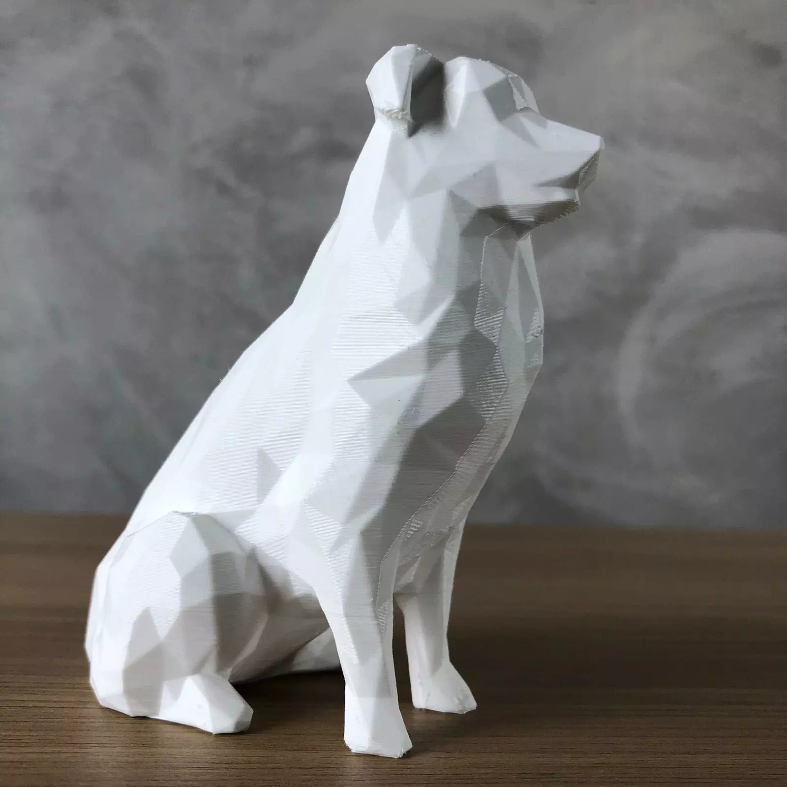 Low Poly Australian Shepherd 3D print model