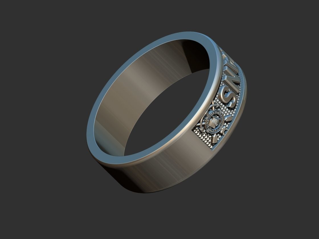 Corinthians Anel  3D print model_11