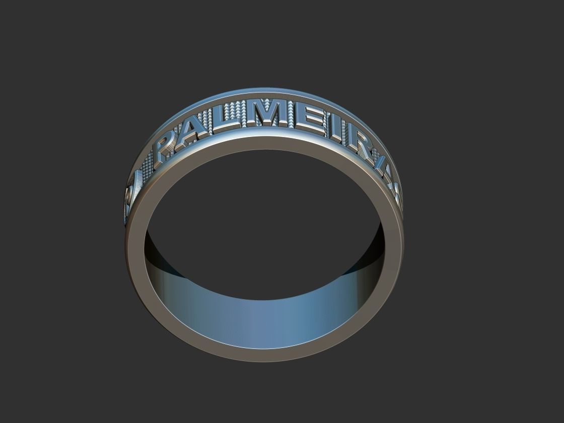 Palmeiras Anel 3D print model_11