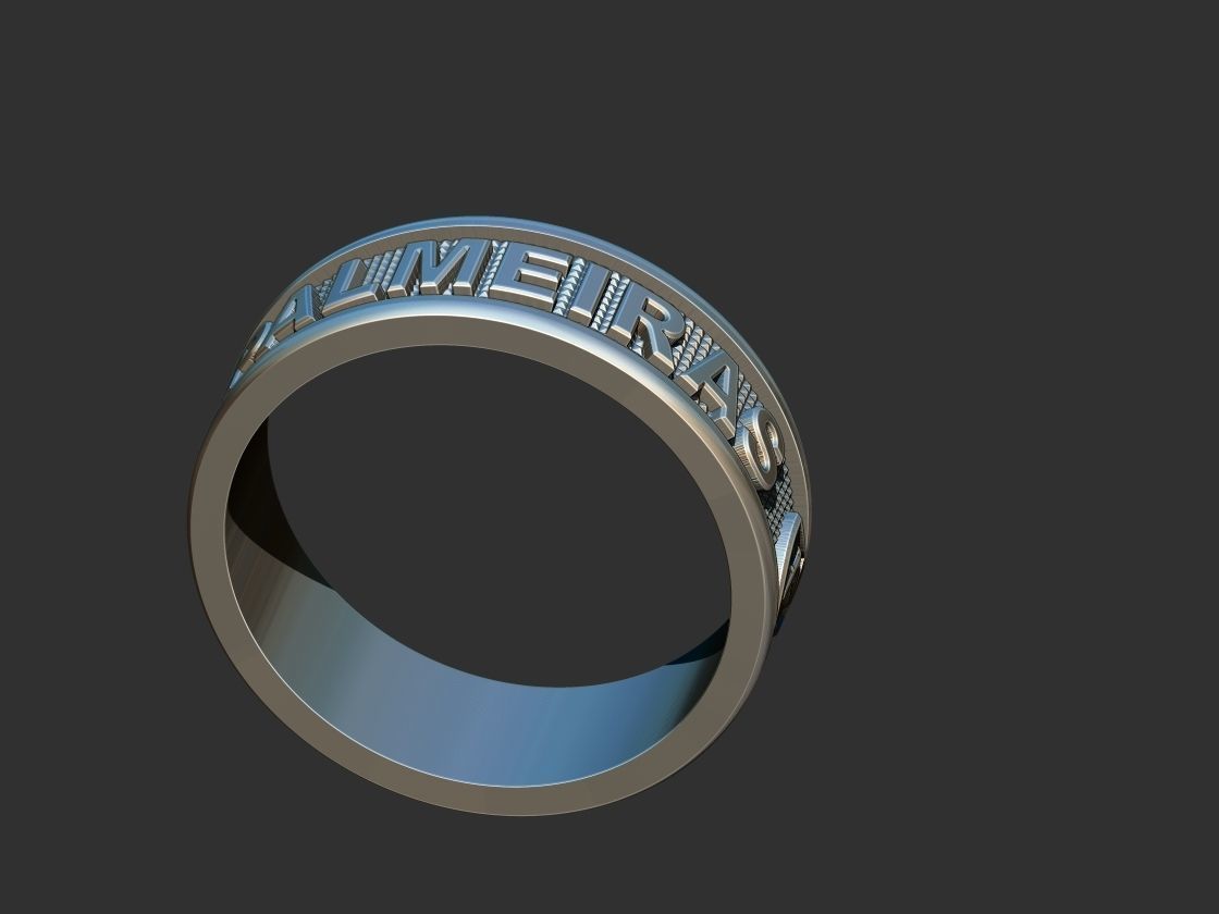 Palmeiras Anel 3D print model_9