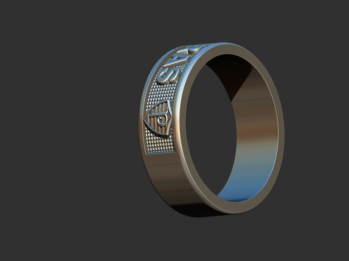 Palmeiras Anel 3D print model_8