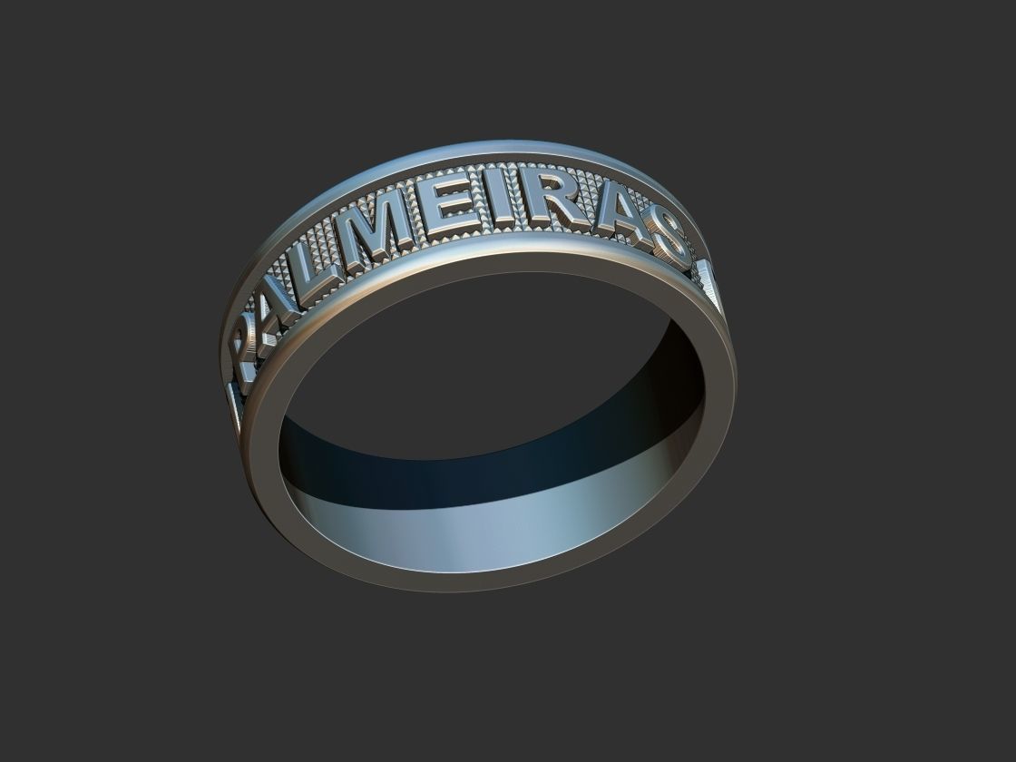 Palmeiras Anel 3D print model_4