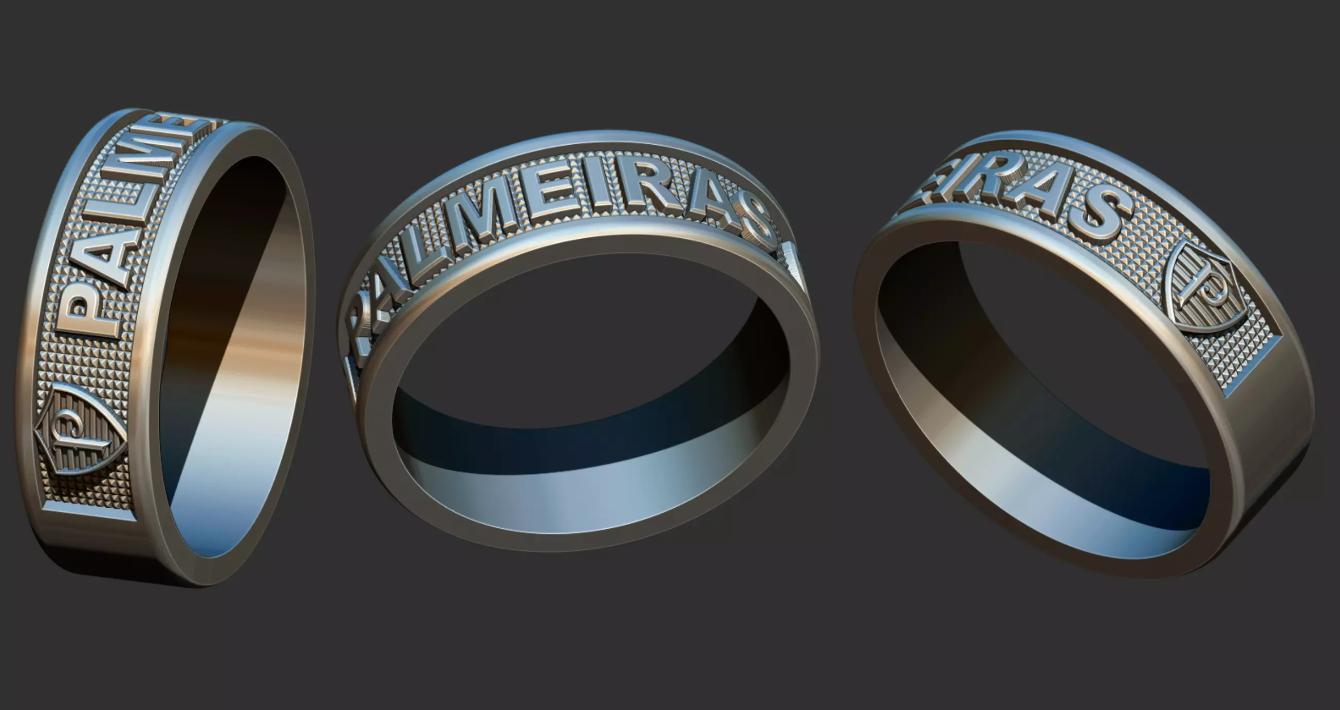 Palmeiras Anel 3D print model_0