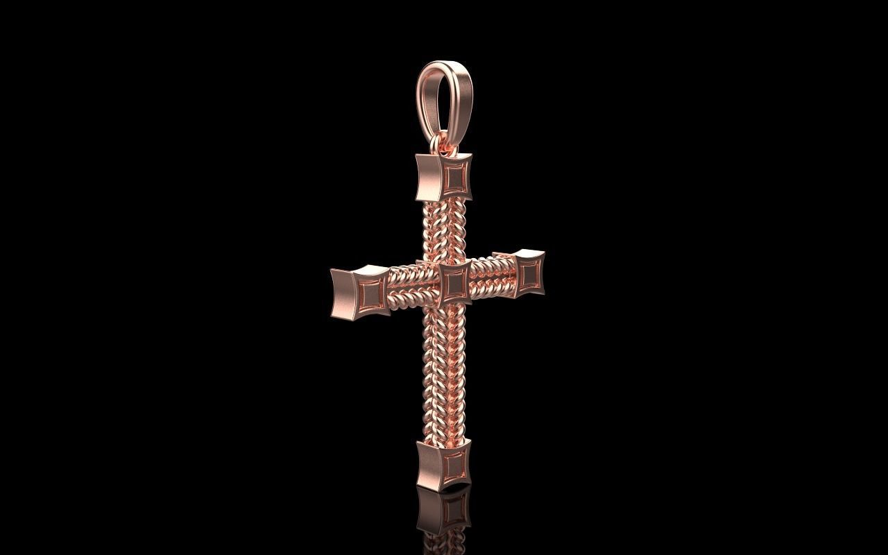 filigree cross model 831 3D print model_3