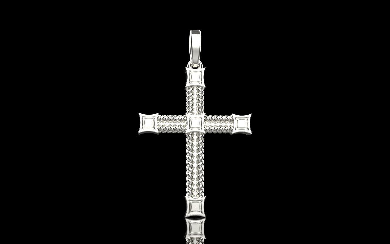 filigree cross model 831 3D print model_22
