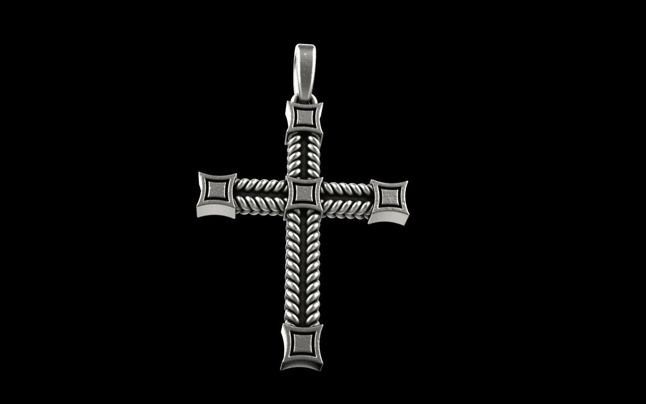 filigree cross model 831 3D print model_31