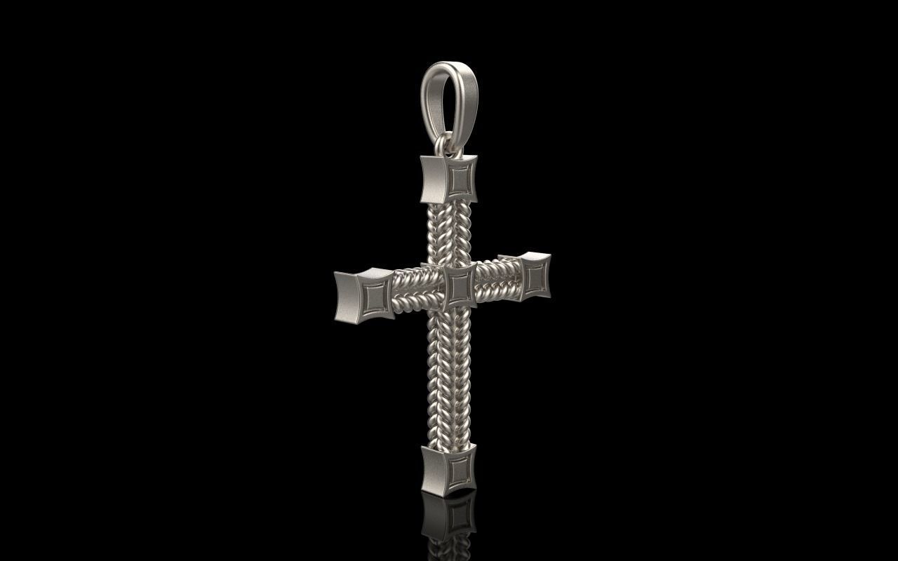 filigree cross model 831 3D print model_25