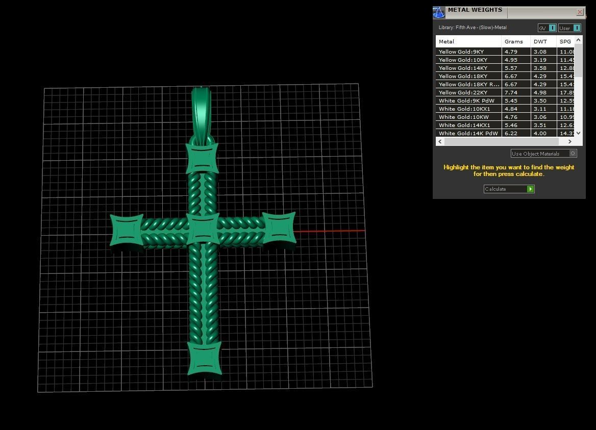 filigree cross model 831 3D print model_6