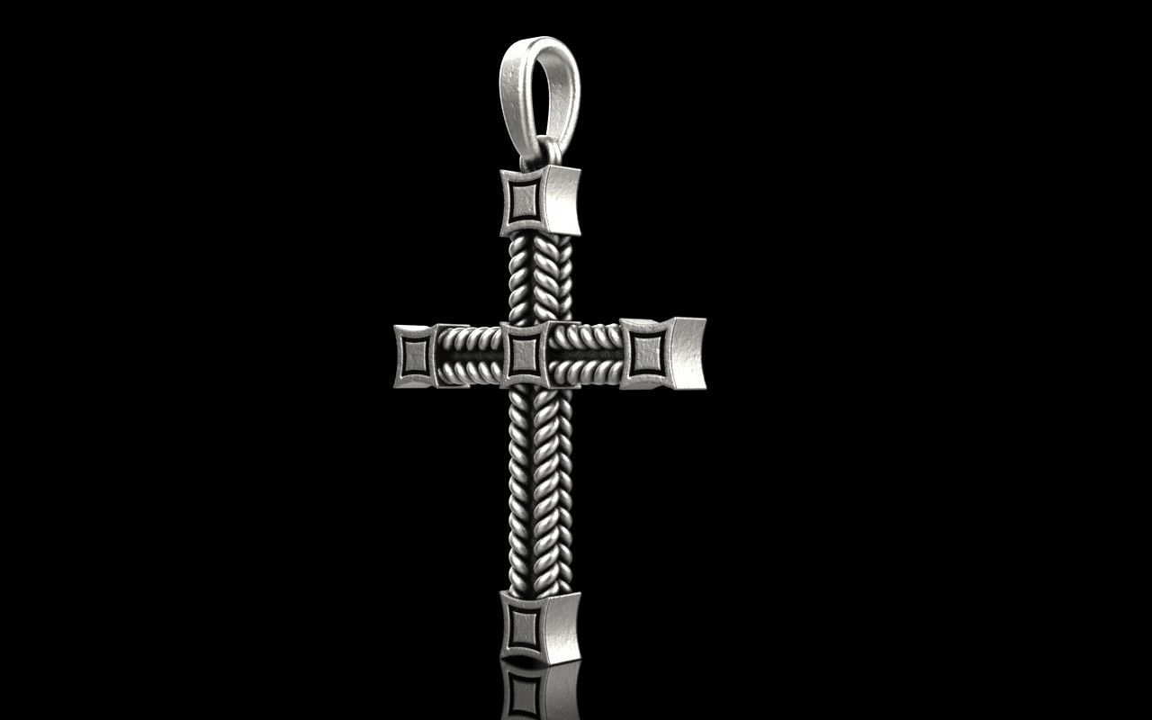 filigree cross model 831 3D print model_28