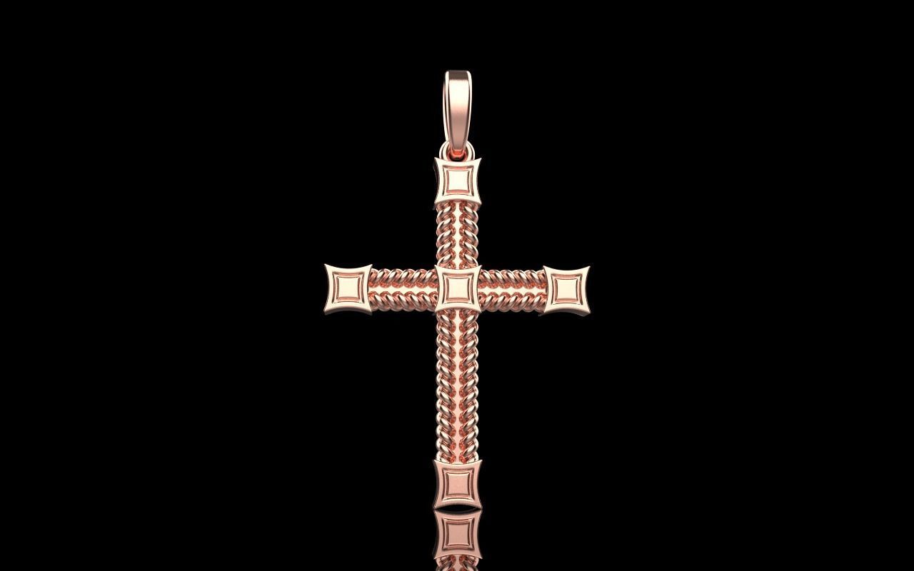 filigree cross model 831 3D print model_21