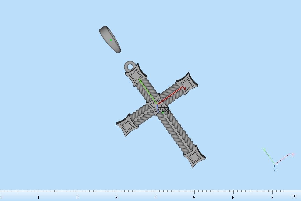 filigree cross model 831 3D print model_8