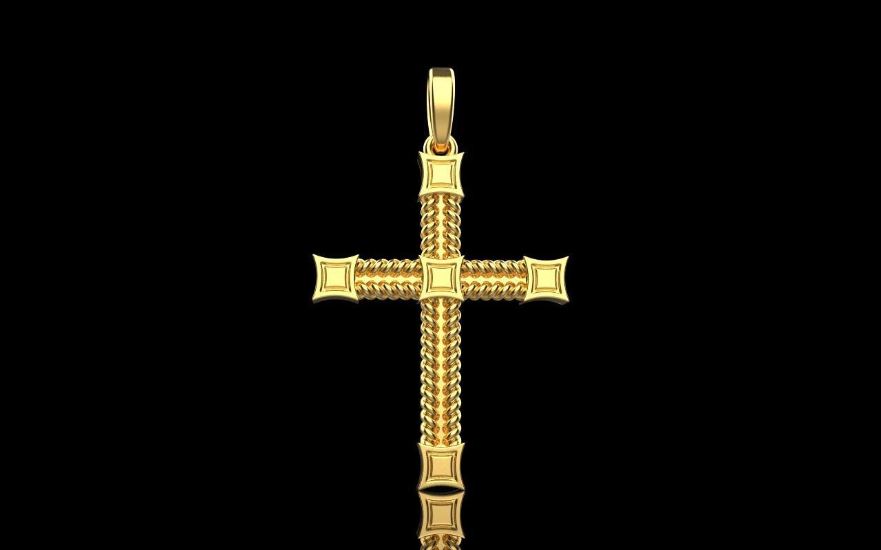 filigree cross model 831 3D print model_18