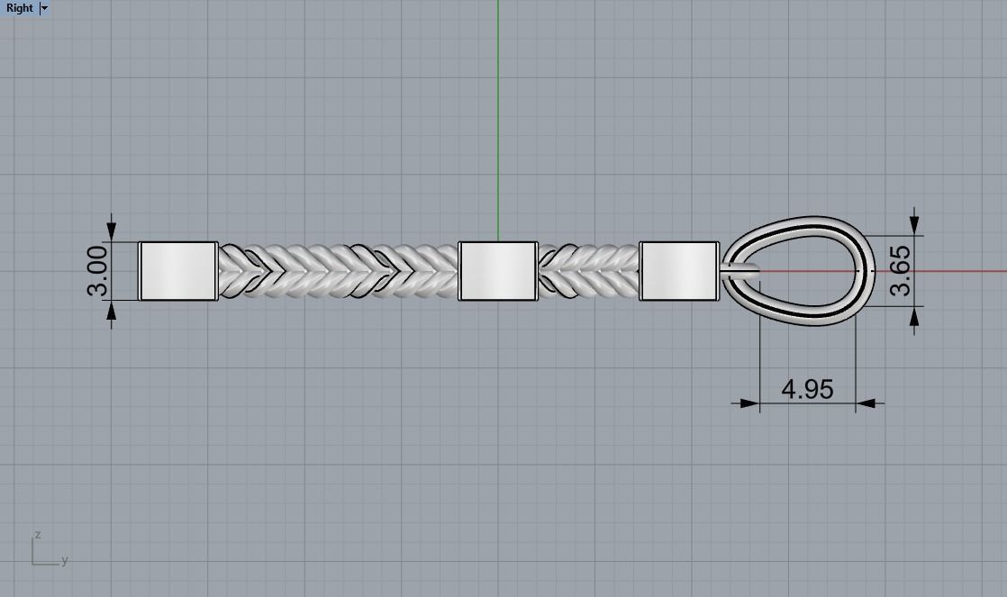 filigree cross model 831 3D print model_5