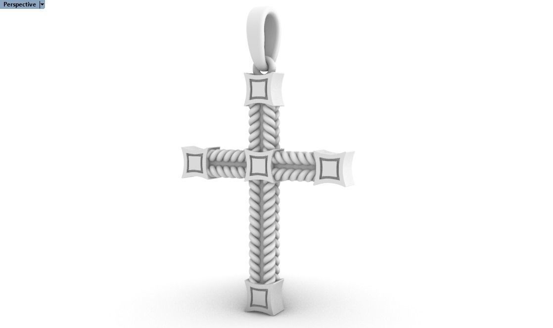 filigree cross model 831 3D print model_11