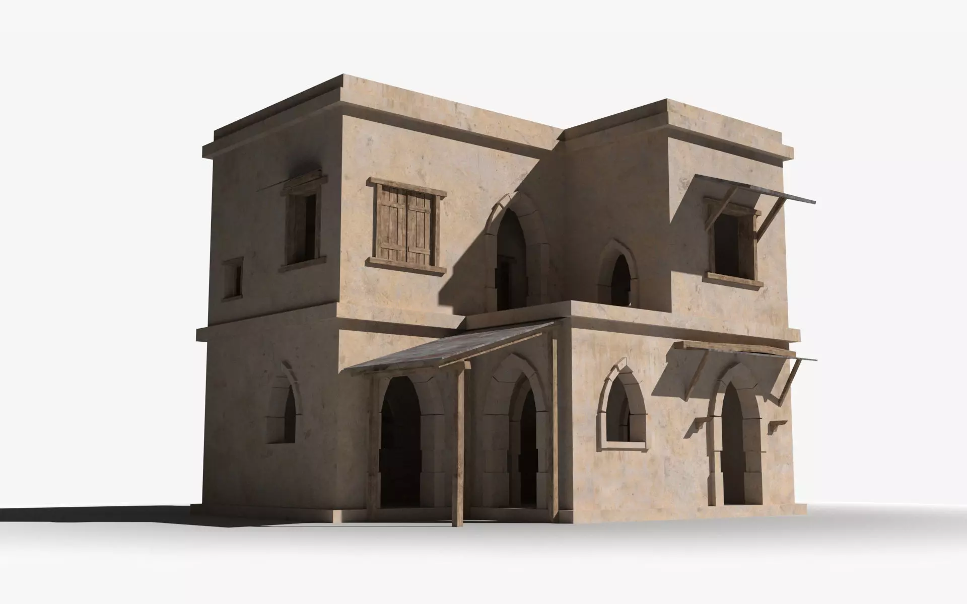 Arab x1 Low-poly 3D model