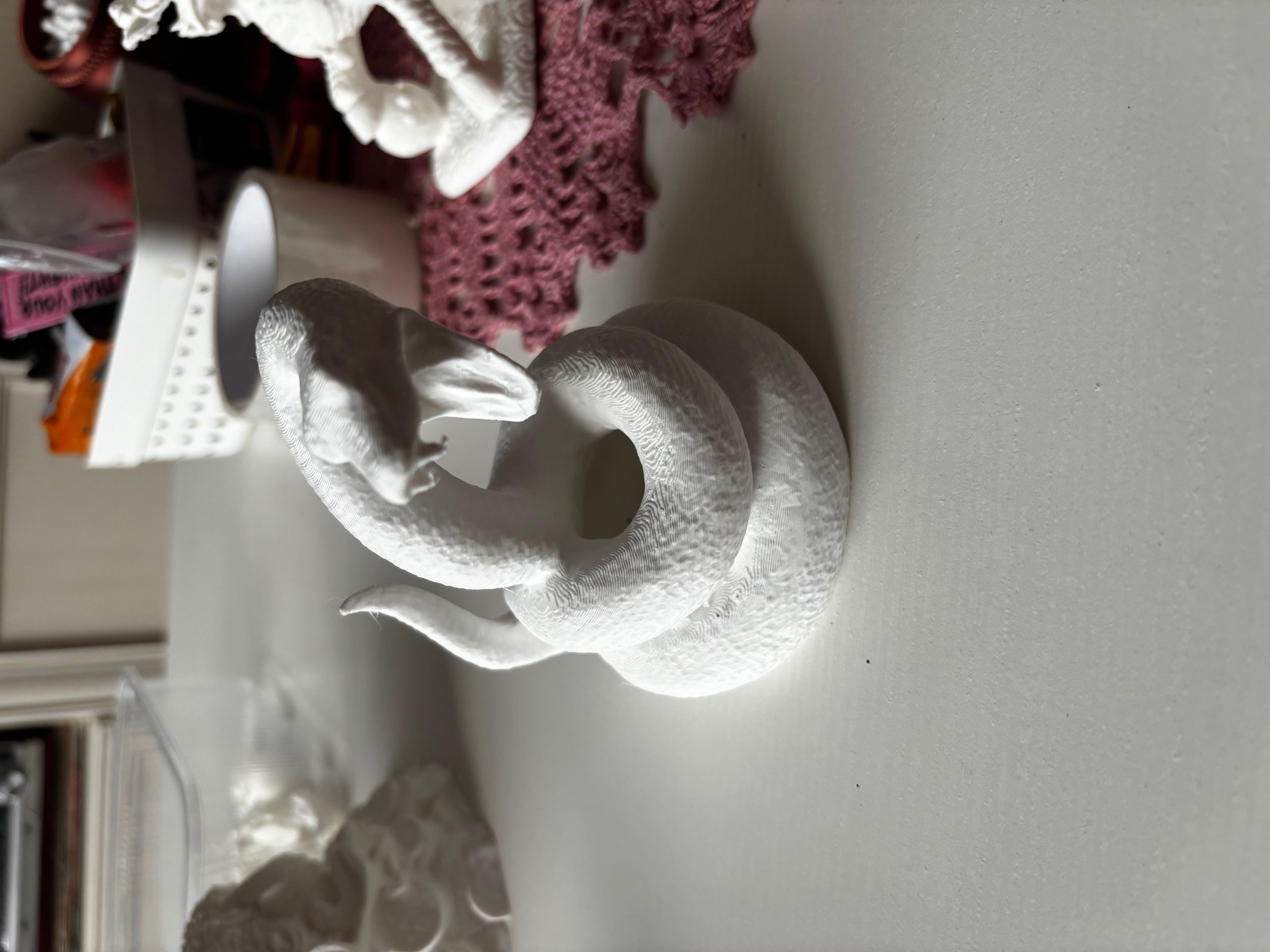 Sculpture of a snake 3D print model_1
