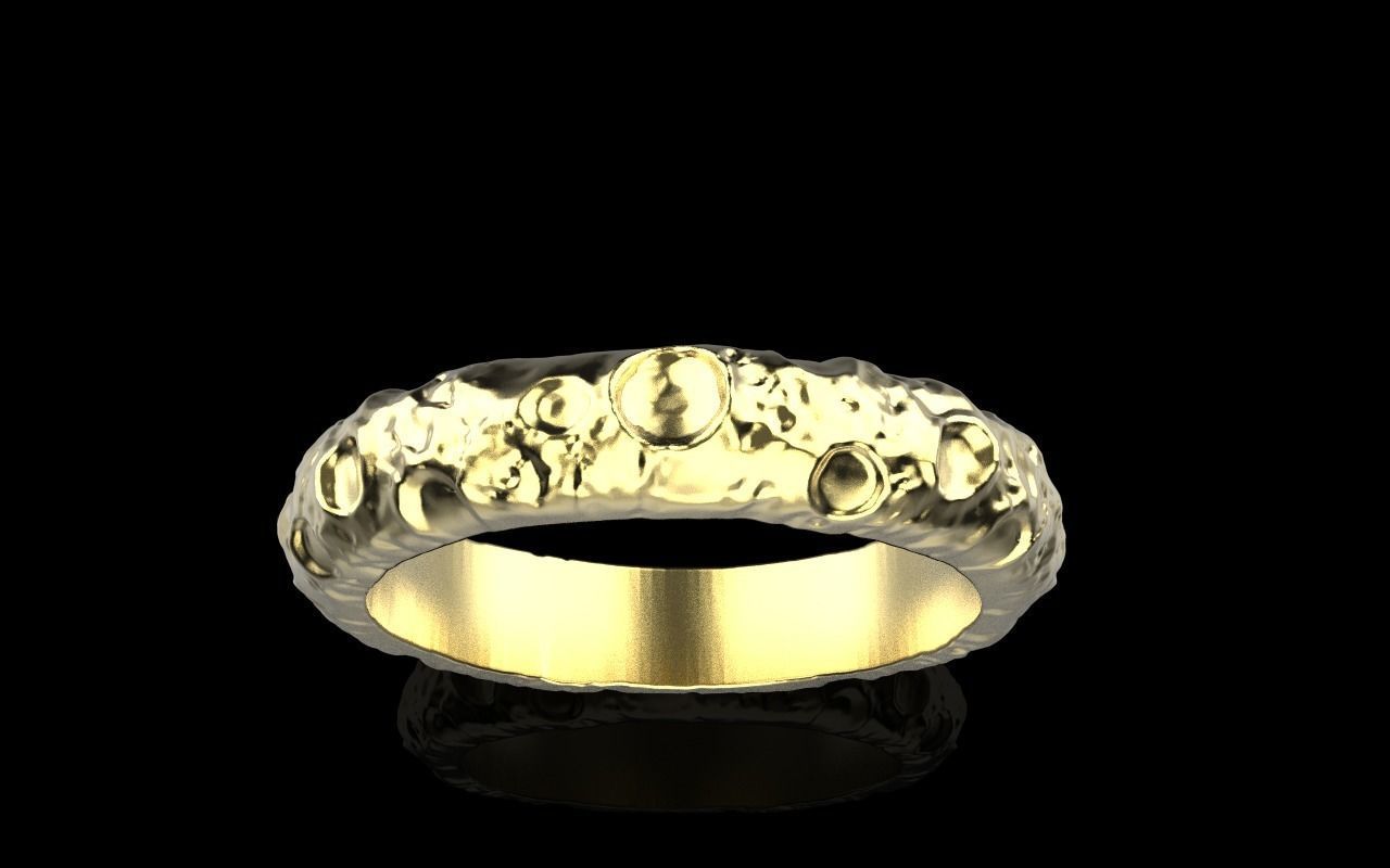 moon ring model 823 3D print model_30