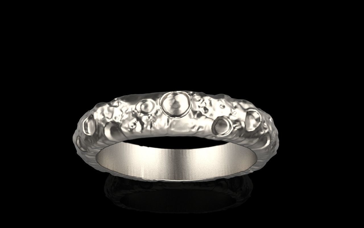 moon ring model 823 3D print model_29