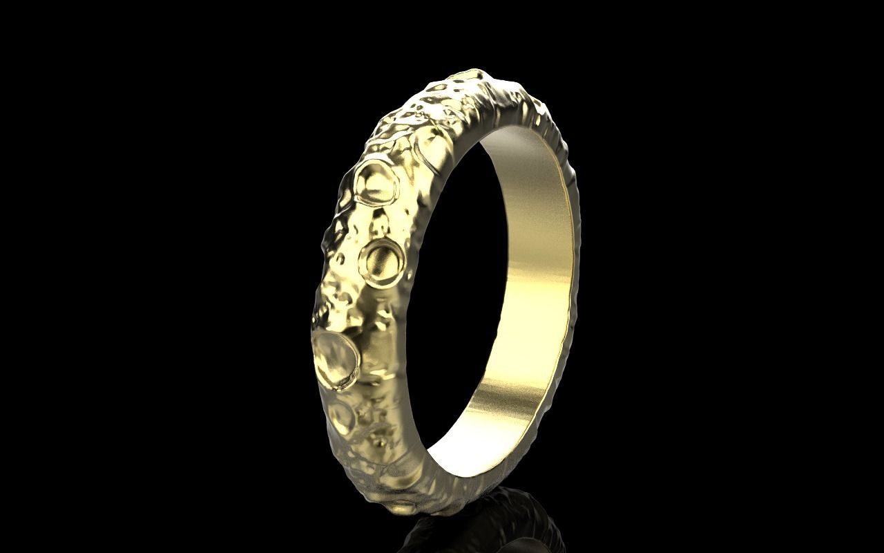 moon ring model 823 3D print model_33