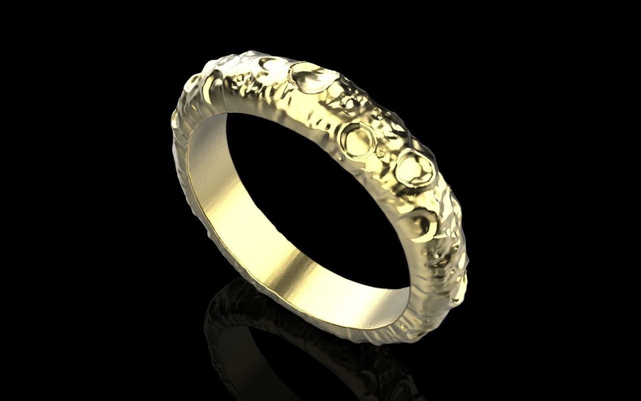 moon ring model 823 3D print model_21